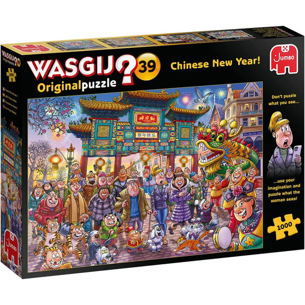 39 Chinese New Year - Wasgij - 1000 pc - Brain Spice
