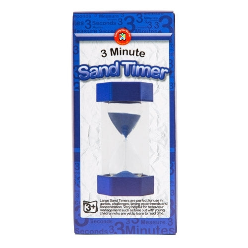 3 Minute Sand Timer - Large - Brain Spice