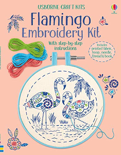 Flamingo Embroidery Kit - Brain Spice