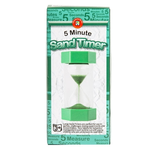 5 Minute Sand Timer - Large - Brain Spice