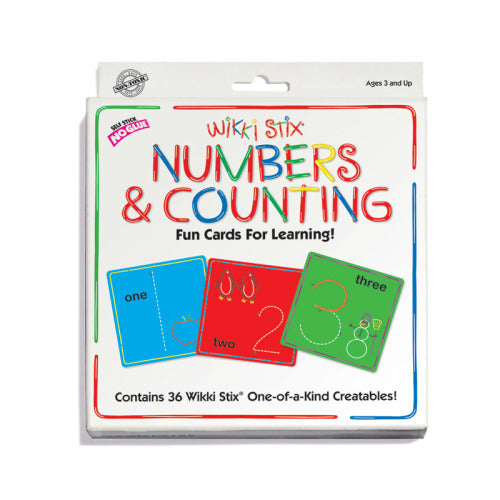 Wikki Stix Numbers and Counting Card Set