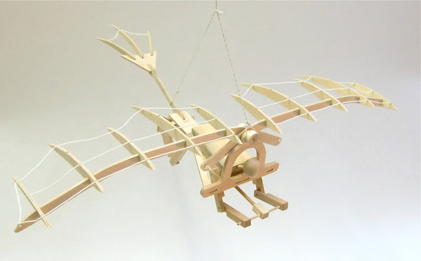 Da Vinci Ornithopter Wooden Kit - Brain Spice