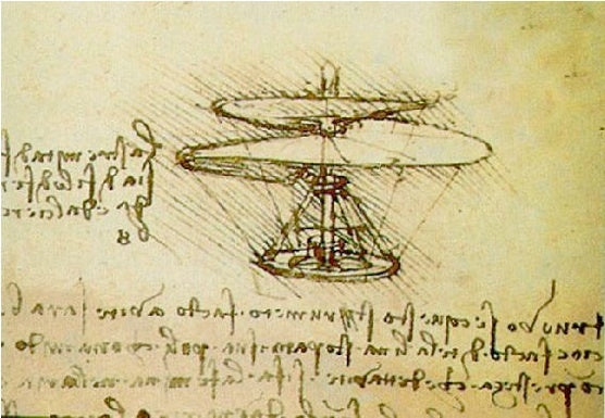 Da Vinci Helicopter Wooden Kit