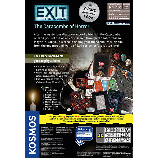 Exit The Game - The Catacombs of Horror - Brain Spice
