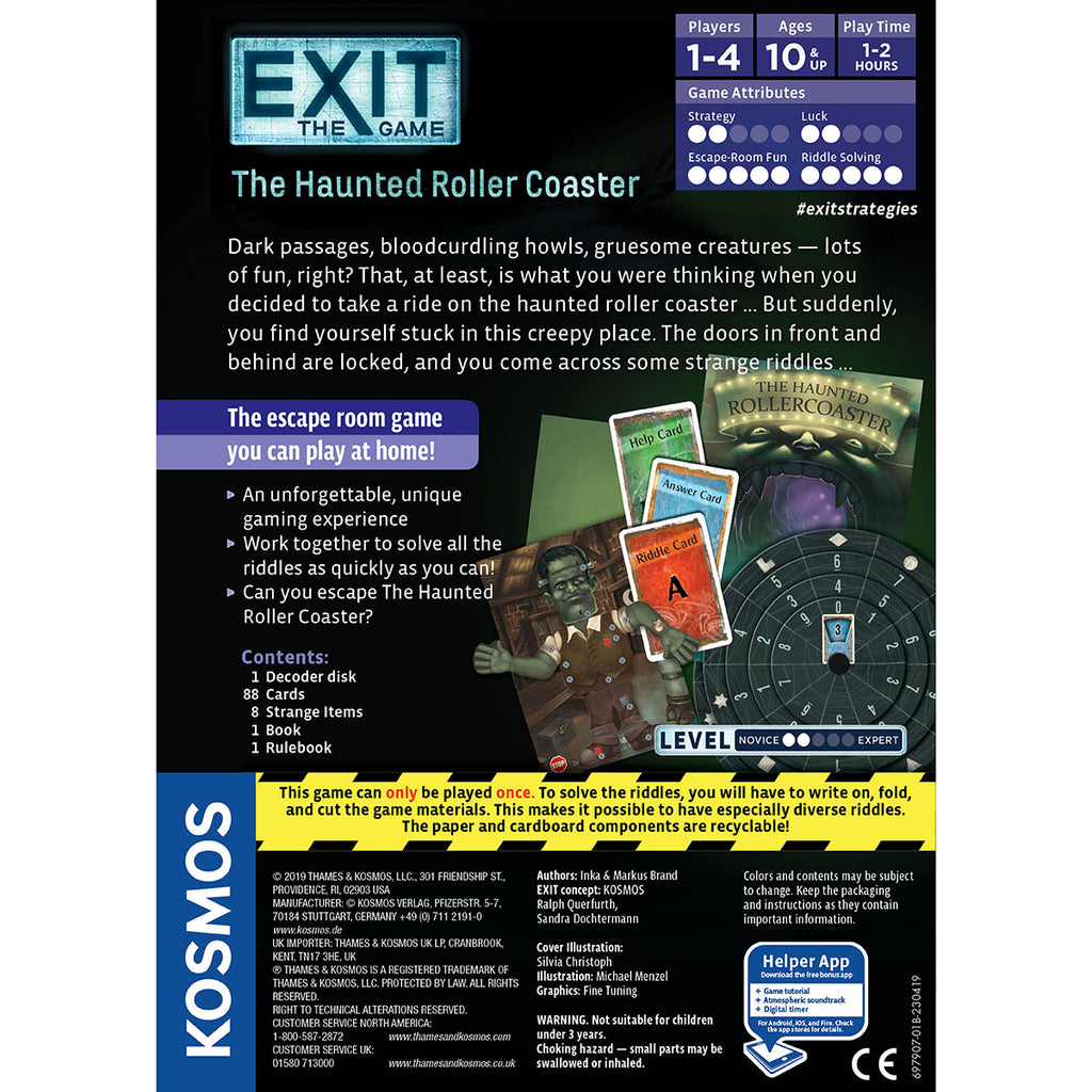 Exit The Game - The Haunted Rollercoaster - Brain Spice