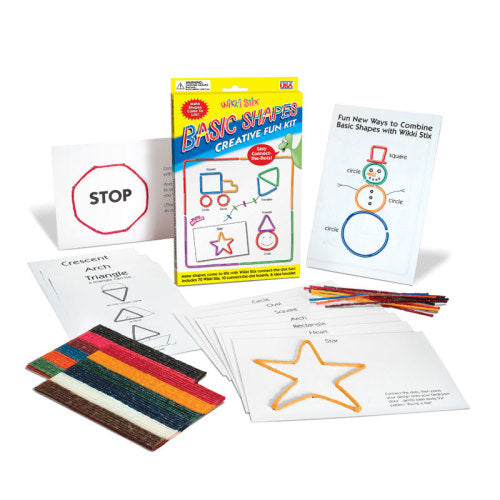 Wikki Stix Basic Shapes Card Set