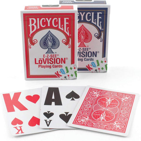 Playing Cards - Bicycle LoVISION E-Z-SEE - Brain Spice