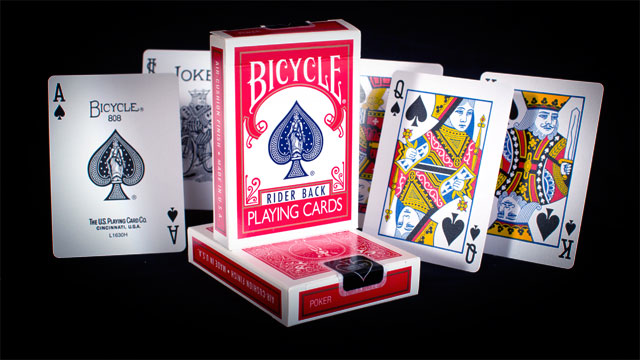 Playing Cards - Bicycle Poker 807 Rider Back
