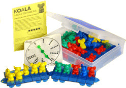 Koala Counters with Buses Game Box - Brain Spice