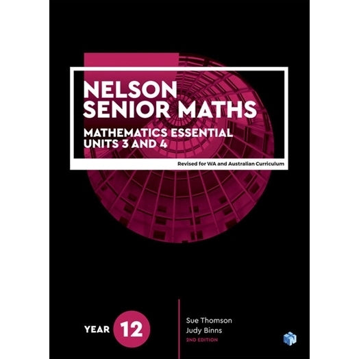 Nelson Senior Maths 12 Mathematics Essential Student Book - Brain Spice