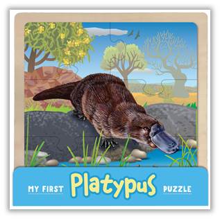 Platypus - My First Wooden Jigsaw - Brain Spice