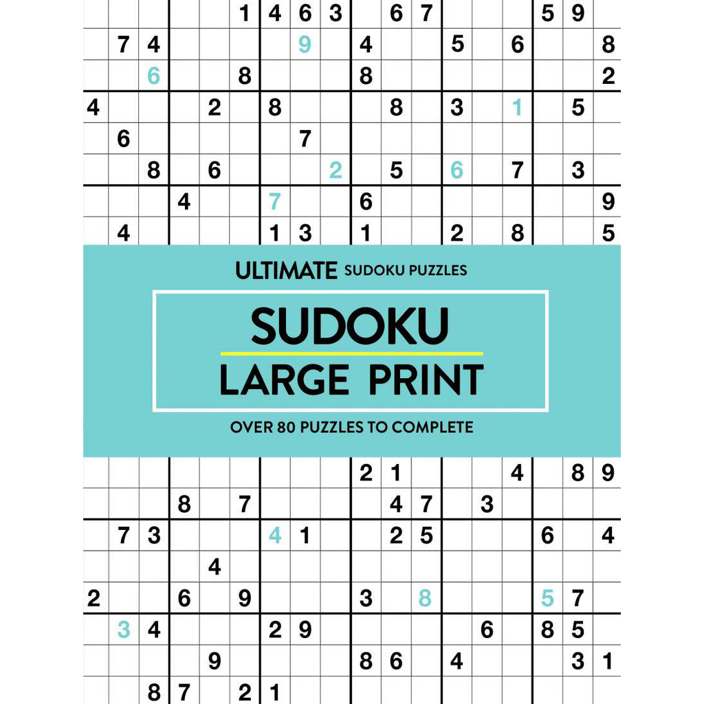 Ultimate Sudoku - Large Print - Brain Spice