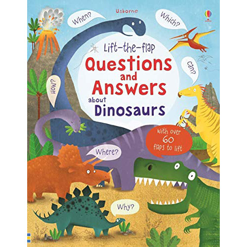 Lift-the-Flap Questions and Answers About Dinosaurs - Brain Spice