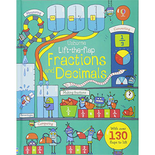 Lift-the-Flap Fractions and Decimals - Brain Spice