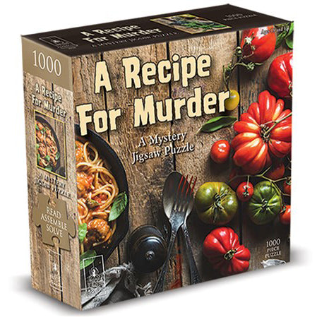 A Recipe for Murder - A Mystery Jigsaw Puzzle - 1000pc - Brain Spice