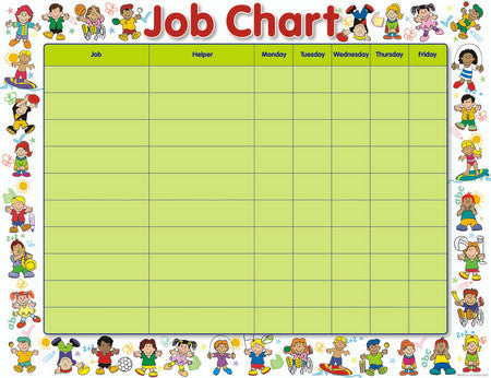 Multi Cultural Friends - Job Chart - Brain Spice