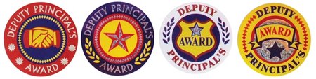 Deputy Principal Award - Foil Stickers - Brain Spice