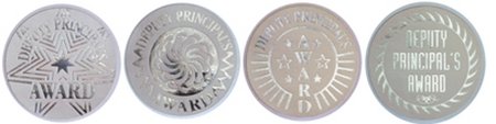 Deputy Principal Award Silver - Foil Stickers - Brain Spice