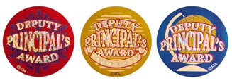 Deputy Principal Award - Large Foil Stickers - Brain Spice