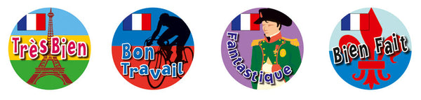 French Language - Merit Stickers - Brain Spice
