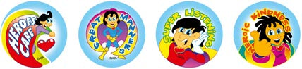 Super Manners - Merit Stickers - Brain Spice