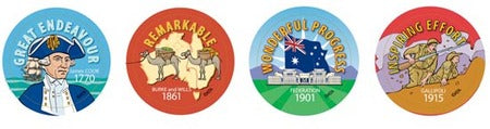 Australian History - Merit Stickers - Brain Spice