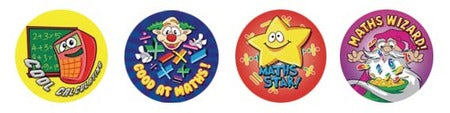 Maths Star - Merit Stickers - Brain Spice