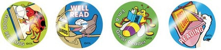 Bugs and Birds Reading - Metallic Stickers - Brain Spice