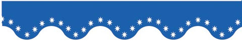 Blue - Scalloped Border - Brain Spice