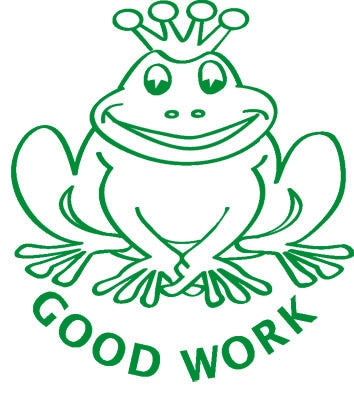 Good Work Frog - Merit Stamp