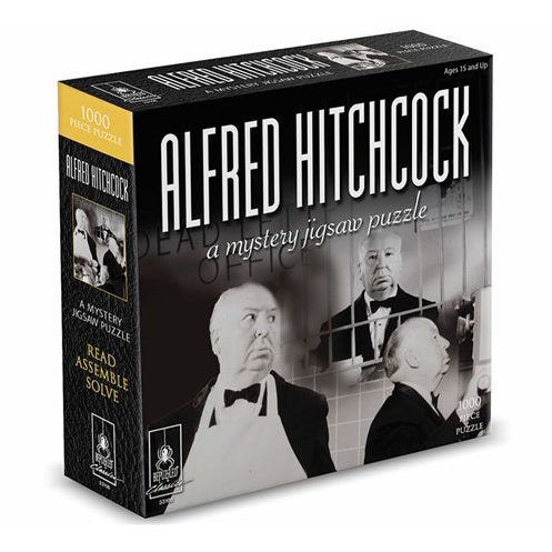 Alfred Hitchcock - A Mystery Jigsaw Puzzle - 1000pc - Brain Spice