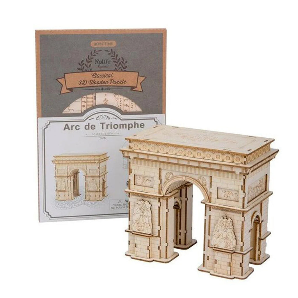 Arc De Triomphe - 3D Wooden Model - Brain Spice