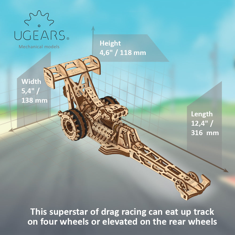 Top Fuel Dragster - uGears - Brain Spice