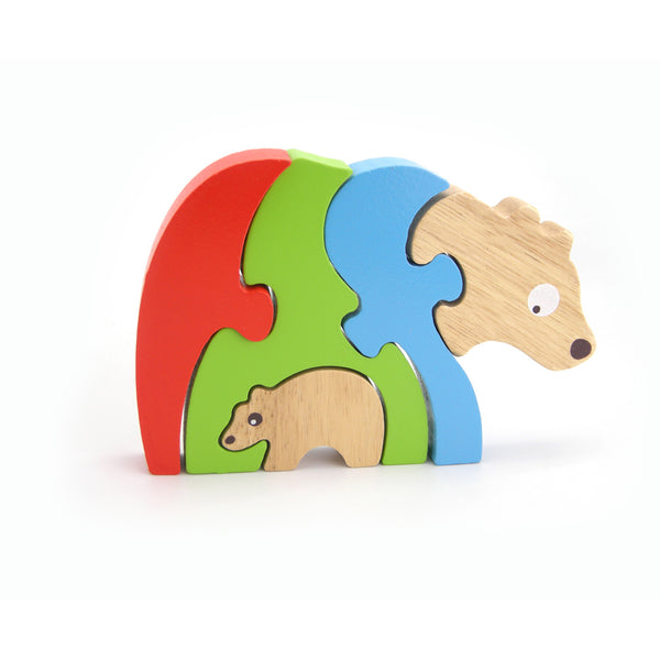 Bear and Baby Stacking Jigsaw - Brain Spice