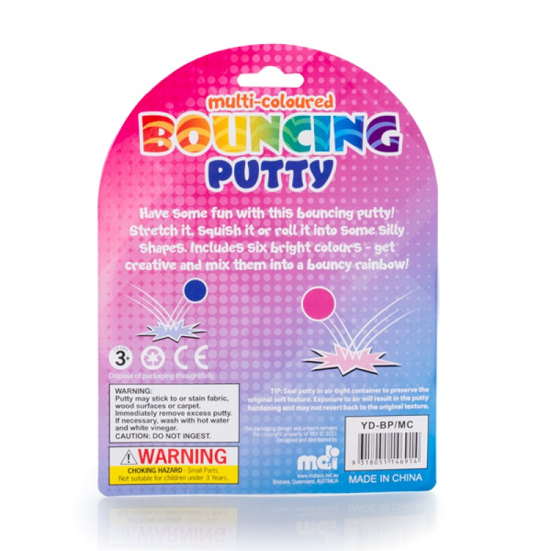 Bouncing Putty Multi-Colour - Brain Spice