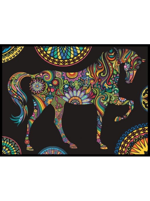 Horse Mandala - Large Poster - Brain Spice