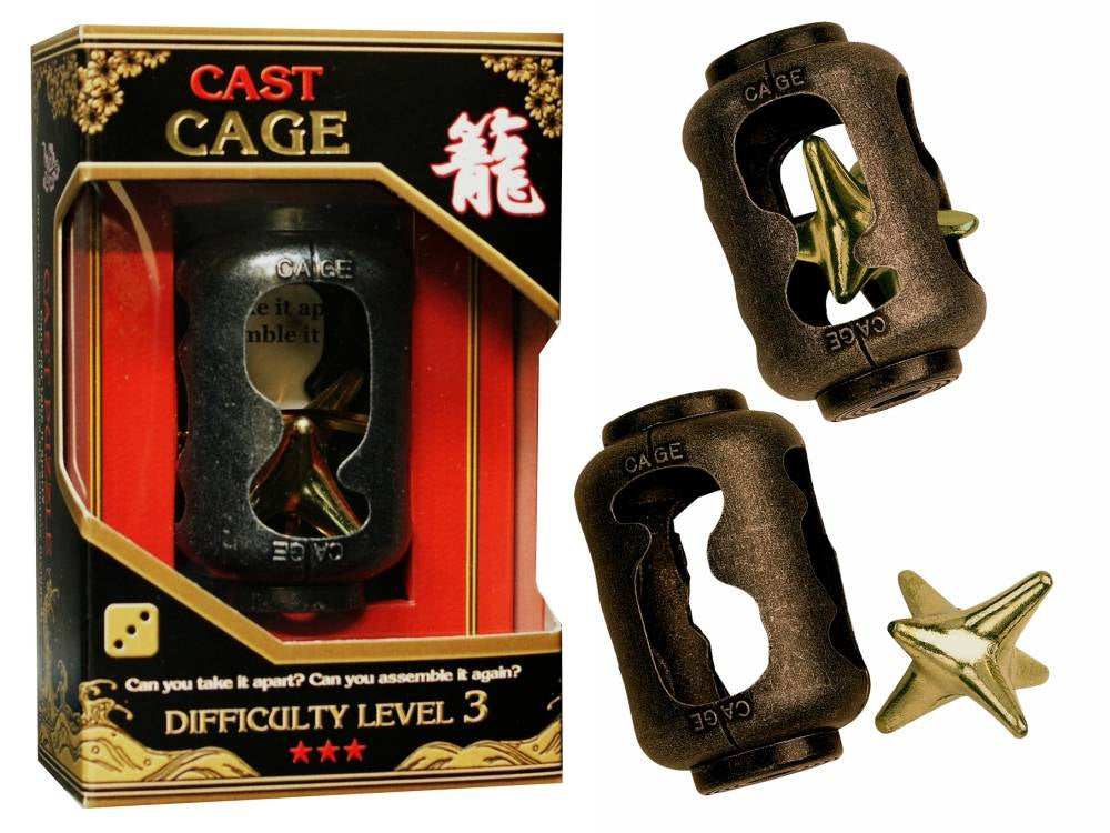Cage L3 - Huzzle Cast Puzzle - Brain Spice