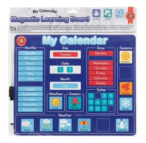 Calendar - Magnetic Learning Board - Brain Spice