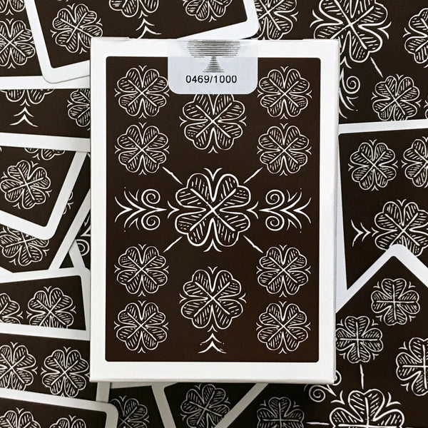 Choice Cloverback Playing Cards - Brown - Brain Spice