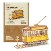 Carriage or Tram - 3D Wooden Model - Brain Spice