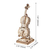 Cello - 3D Wooden Model - Brain Spice