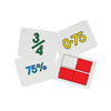 Flash Cards - Fraction to Decimal to Percentage - Brain Spice