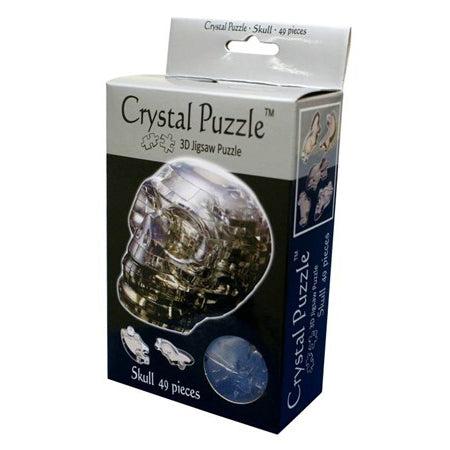 Crystal Black Skull - 3D Puzzle - Brain Spice