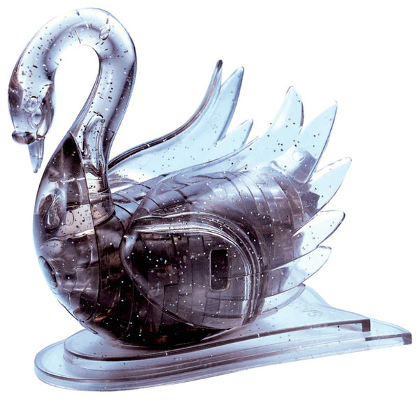 Crystal Black Swan - 3D Puzzle - Brain Spice