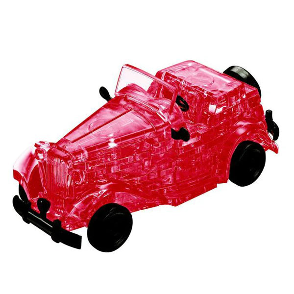 Crystal Classic Car Red - 3D Puzzle - Brain Spice
