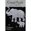 Crystal Elephants - 3D Puzzle - Brain Spice
