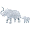 Crystal Elephants - 3D Puzzle - Brain Spice