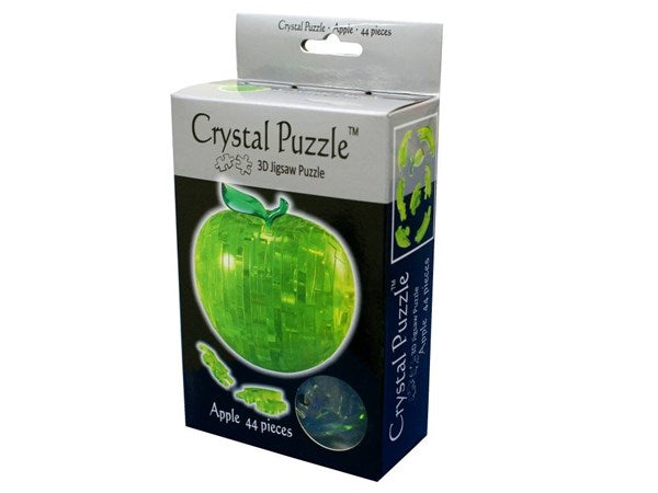 Crystal Green Apple Puzzle - 3D Puzzle - 44pc - Brain Spice