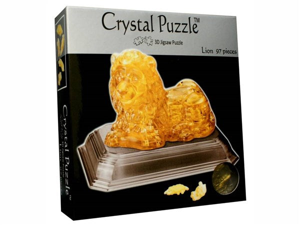 Crystal Lion - 3D Puzzle - Brain Spice