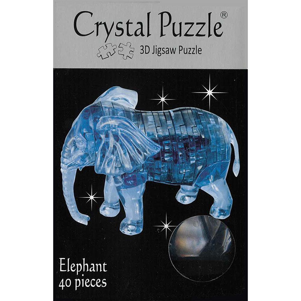 Crystal Puzzle Elephant - 3D Puzzle - Brain Spice
